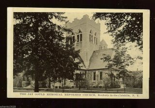 Jay Gould Memorial Reformed Church Roxbury In The Catskills Ny Postcard Pc 93