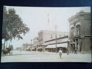 Breckenridge Minn.  Vintage Postcard Main St.  1900 