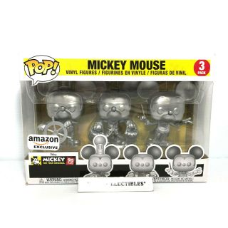 Funko Pop Disney Metallic Mickey Mouse 3 Pack Amazon Exclusive (non -)