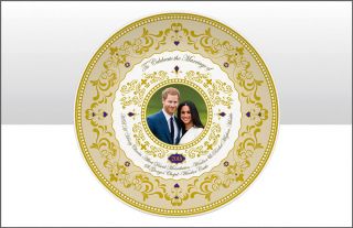 Prince Harry & Meghan Markle Royal Wedding Commemorative 6 " /15cm Plate