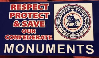 Protect & Save Our Confederate Monuments Flag 3 