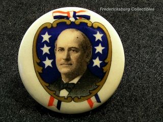 1896 William J.  Bryan Presidential Campaign Pinback Button -