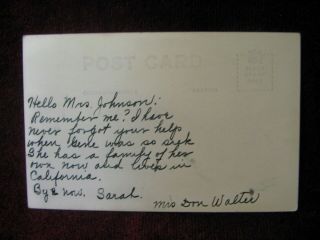 Vintage Real Photo Postcard McCook,  Nebraska - Methodist Church RPPC 2