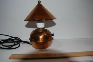 Chase Copper Glow Antique 1930’s Art Deco Float Ball Lamp Ruth Gerth $14.  99 2