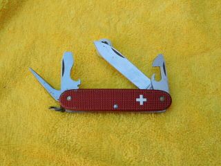 Victorinox Old Cross 93mm Red Alox Pioneer Swiss Army Knife