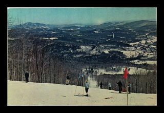 Us Postcard Okemo Mountain Ski Area Ludlow Vermont