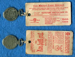 1893 Chicago World’s Fair Keystone Watch Case Opener With Rare Tag