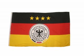 Germany 4 Stars,  Deutscher Fussball - Bund Logo.  3 