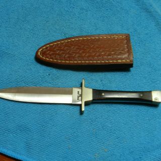Vintage Case Xx Stainless Usa 1965 - 69 P62 - 4 1/2 Ss Boot Knife With Sheath