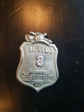 Early H.  F.  D.  Truck 2 Badge
