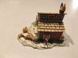 Lowell Davis 1285/2250 Ltd.  " His Eyes Are Bigger Than His Stomach " Chicken Coop
