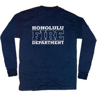 Honolulu Fire Dept.  Hawaii T - Shirt 2xl Long Sleeves