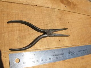 Vintage Utica 86 - 6 Duckbill Pliers Made in USA 6.  5 Inch 4