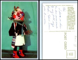 Hopi Indian Kachina Doll Postcard J6