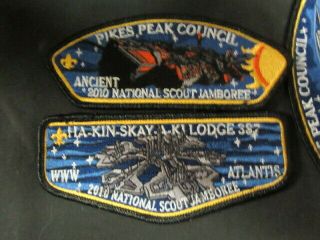 Pikes Peak Council 2010 National Jamboree JSP Set & Lodge 387 Flap & Cards SAX 2
