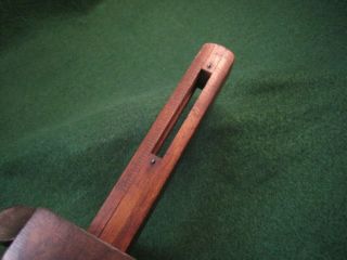 Antique Vintage All Wood Marking Gauge Tool w/ metal Thumb Screw - c 1910 4