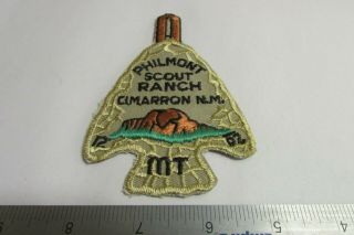 Vintage Bsa Philmont Scout Ranch Cimarron Nm " Mt " Colored Uniform Patch