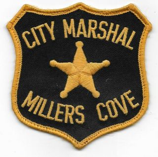 Very Old Millers Cove City Marshal