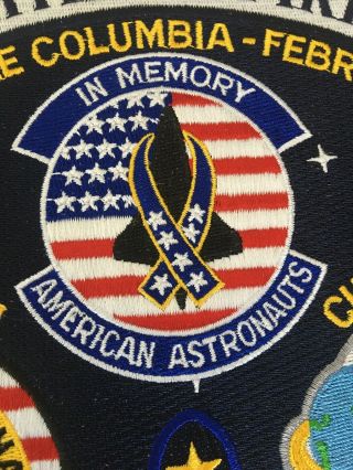 NASA Fallen Heroes Patch Apollo 1 Challenger STS 107 Columbia 3