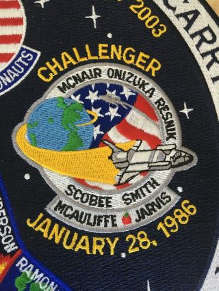 NASA Fallen Heroes Patch Apollo 1 Challenger STS 107 Columbia 4