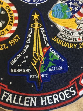 NASA Fallen Heroes Patch Apollo 1 Challenger STS 107 Columbia 5