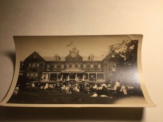 Womelsdorf Pa Bethany Orphans Home 1910s Snapshot Photo Lawn Event Berks County