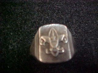 Vintage Sterling Boy Scout Ring Size 8 Be Prepaired