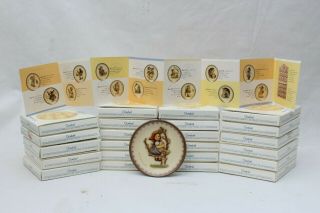 Goebel Hummel Annual Plate Set 1971 - 1995 With Boxes