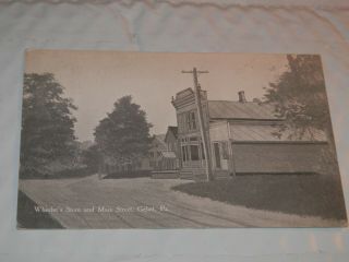 Gelatt Pa - 1907 - 1915 Era Postcard - Wheeler 