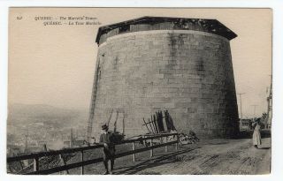 Tour Martello Tower Quebec Qc Canada 1907 - 15 Nd Phot.  Postcard 257