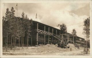 Rppc Grand Lake Lodge Colorado Real Photo Post Card Vintage