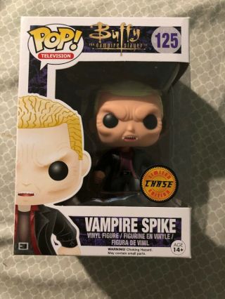 Funko Pop Buffy The Vampire Slayer Spike " Vampire " 125 Chase " Vaulted "