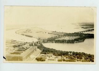 Rppc View Of Potomac Park Haines Point Washington,  Dc 1936