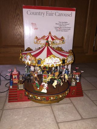 Mr.  Christmas County Fair Carousel Complete