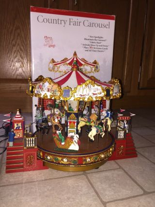 Mr.  Christmas County Fair Carousel Complete 2
