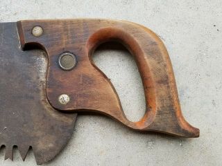 ANTIQUE/VINTAGE WARRANTED SUPERIOR ONE/TWO MAN CROSSCUT LOGGING SAW 36 