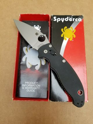 Spyderco Manix 2 Folding Knife G10 C101gp2 S30v