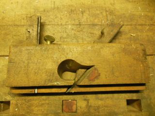 Vintage Union Factory 7/8 " Skew Dado Wood Molding Plane Old Carpenter Tool