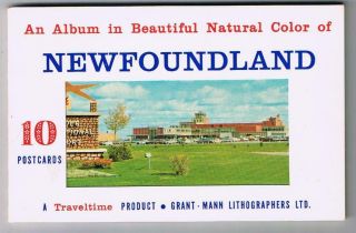 Newfoundland & Labrador Postcard Booklet 10 Postcards Traveltime