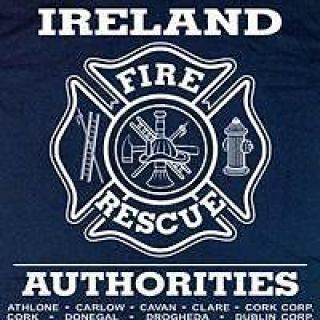 Ireland Fire & Rescue Firefighter Irish T - Shirt 2xl