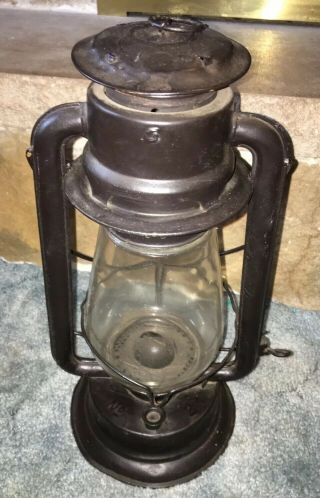 Vintage Antique C T Ham Mfg Co Kerosene Barn Lantern No.  2 See Pictures 3