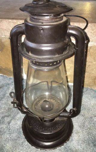 Vintage Antique C T Ham Mfg Co Kerosene Barn Lantern No.  2 See Pictures 4