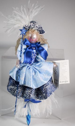 Christopher Radko Christmas Ornament " Blue Belle "