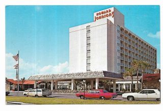 Vintage Florida Chrome Postcard Orlando Howard Johnson 