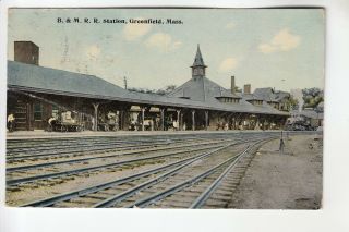 B & M Railroad Station Greenfield Ma