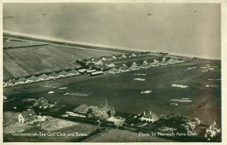 Rp Gorleston On Sea Golf Club And Estate Aerial Photo Norfolk C1930