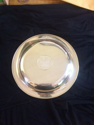 STERLING SILVER LIMITED EDITION JAMES WYETH,  1972,  PLATE,  