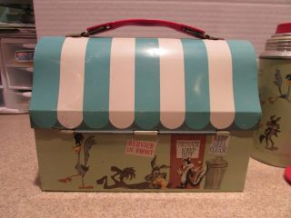 PORKY ' S LUNCH WAGON DOME LUNCH BOX WITH THERMOS - 1959 - 5