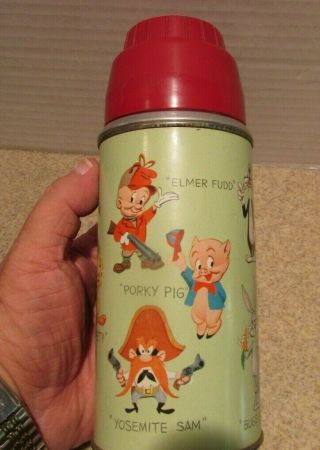 PORKY ' S LUNCH WAGON DOME LUNCH BOX WITH THERMOS - 1959 - 8