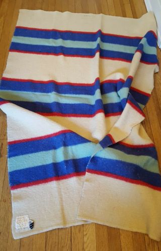 Vintage Witney Blanket " Pure Wool " Made In England Approx 5 